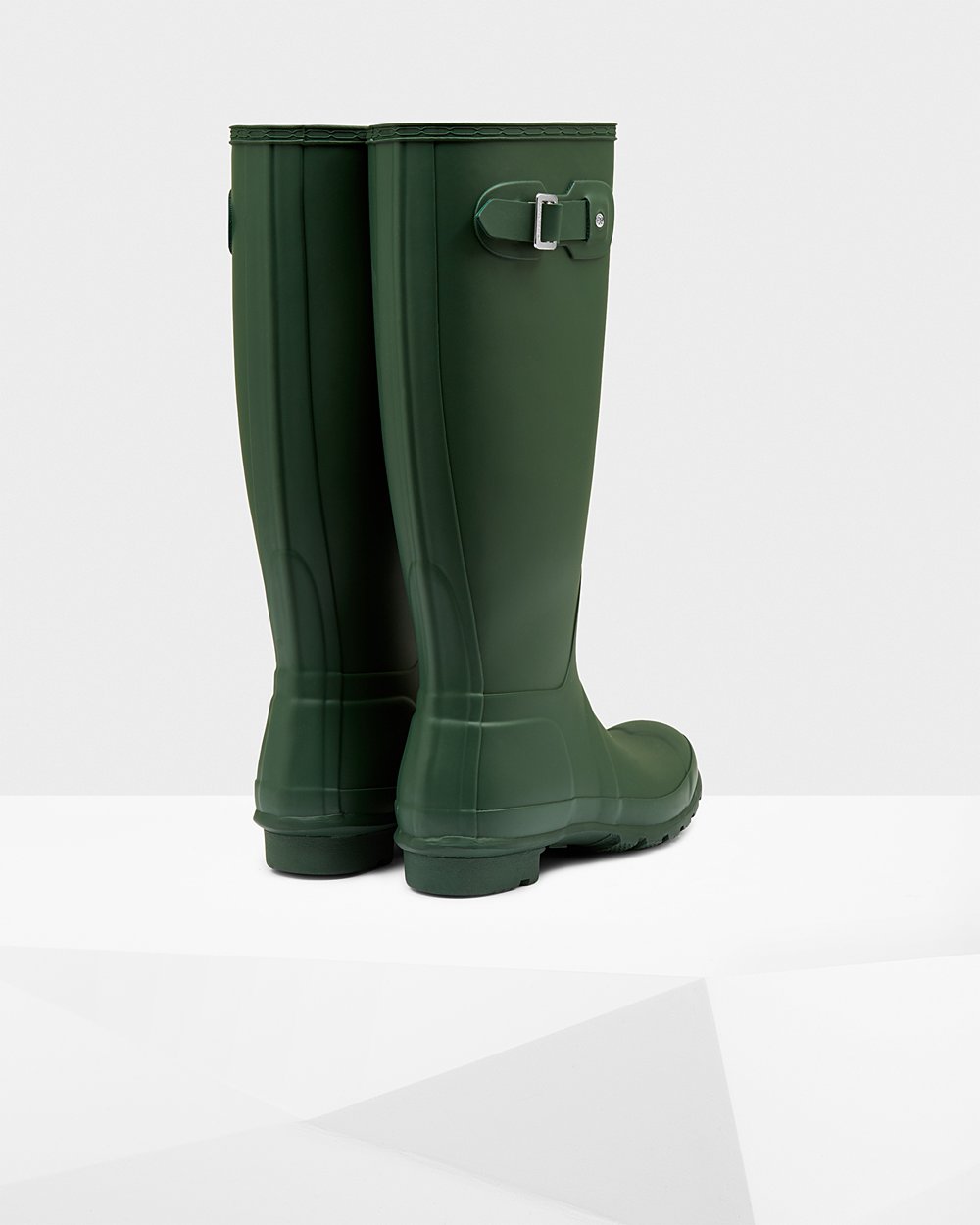 Bottes Hautes de Pluie Hunter Original Femme Vert PVMFKYR-12